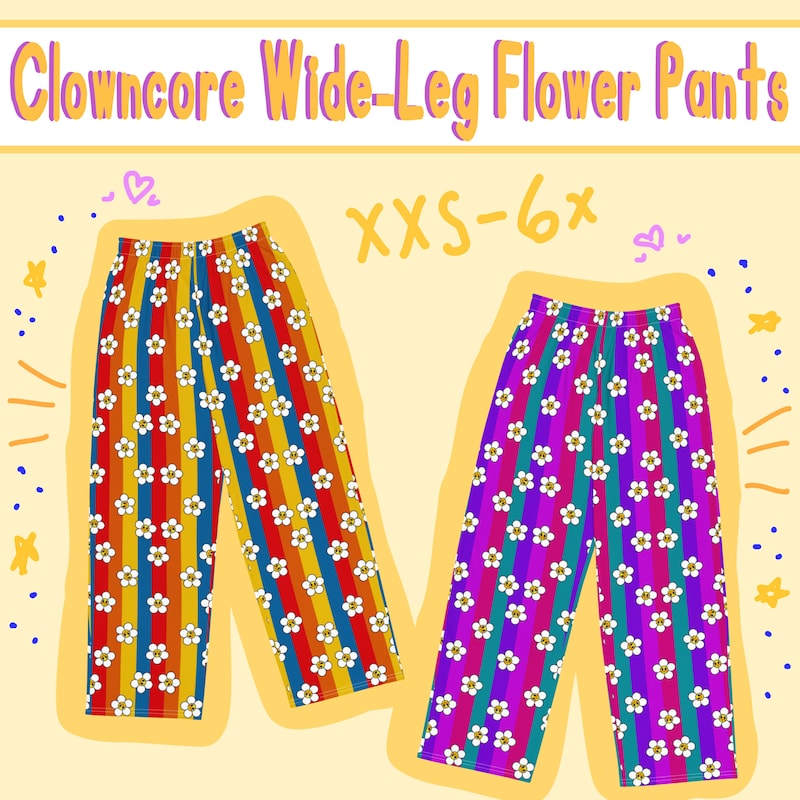 ISCREAM cotton candy carnival pants main image 1