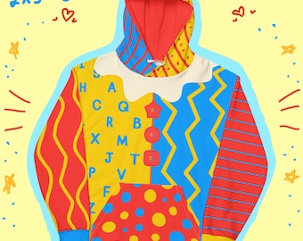 Silly Clowncore Kidcore Unisex Pullover Hoodie
