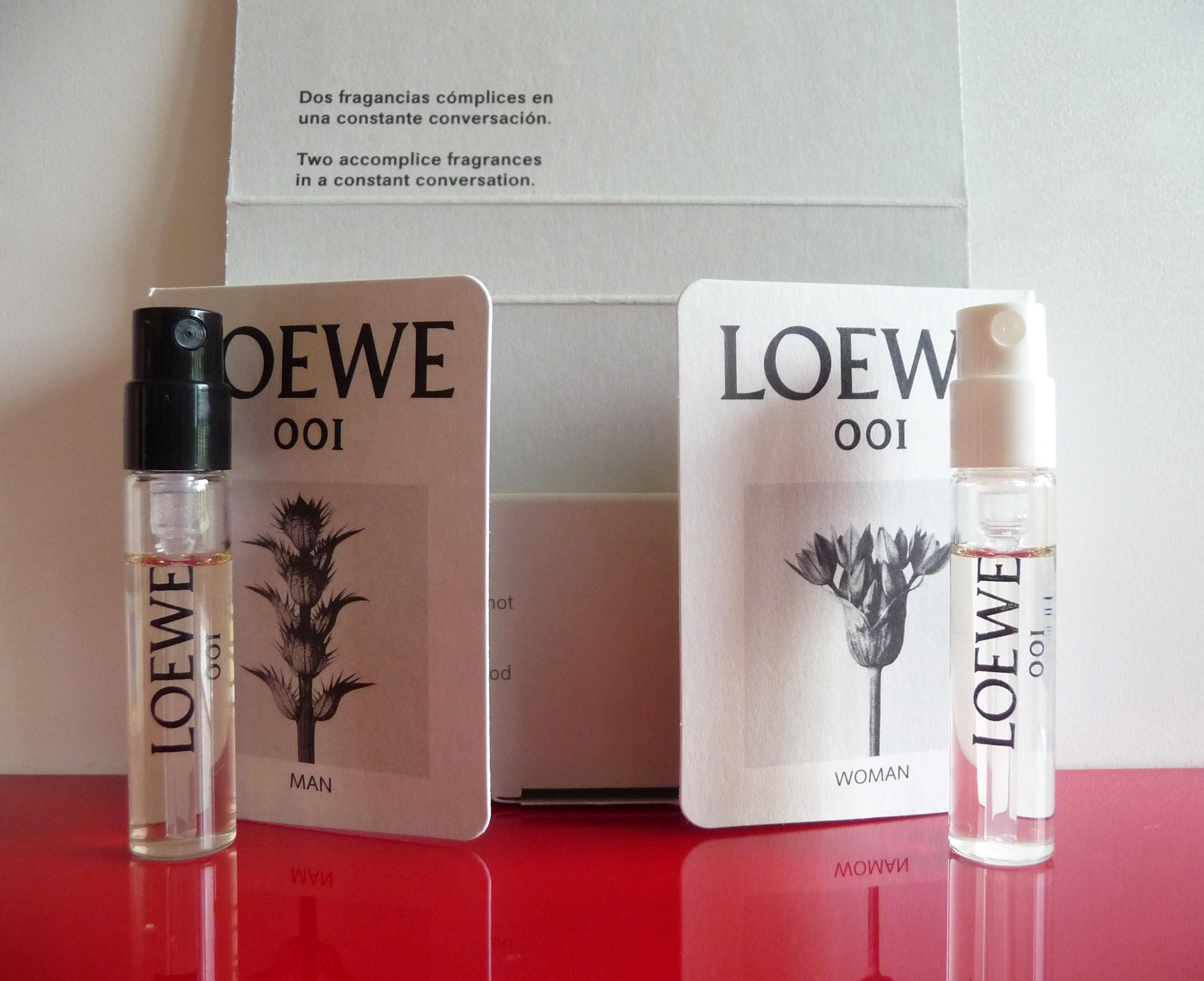 Set Perfume Miniature Loewe 001 Man + Woman 2 X 2ml Eau De Parfum 