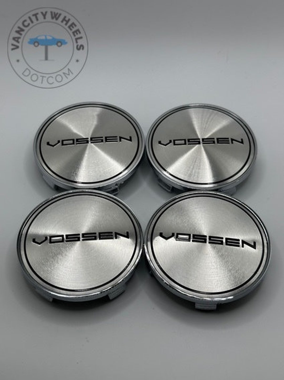 Vossen 68mm Wheel Center Caps for Vossen Cars in Brushed Etsy