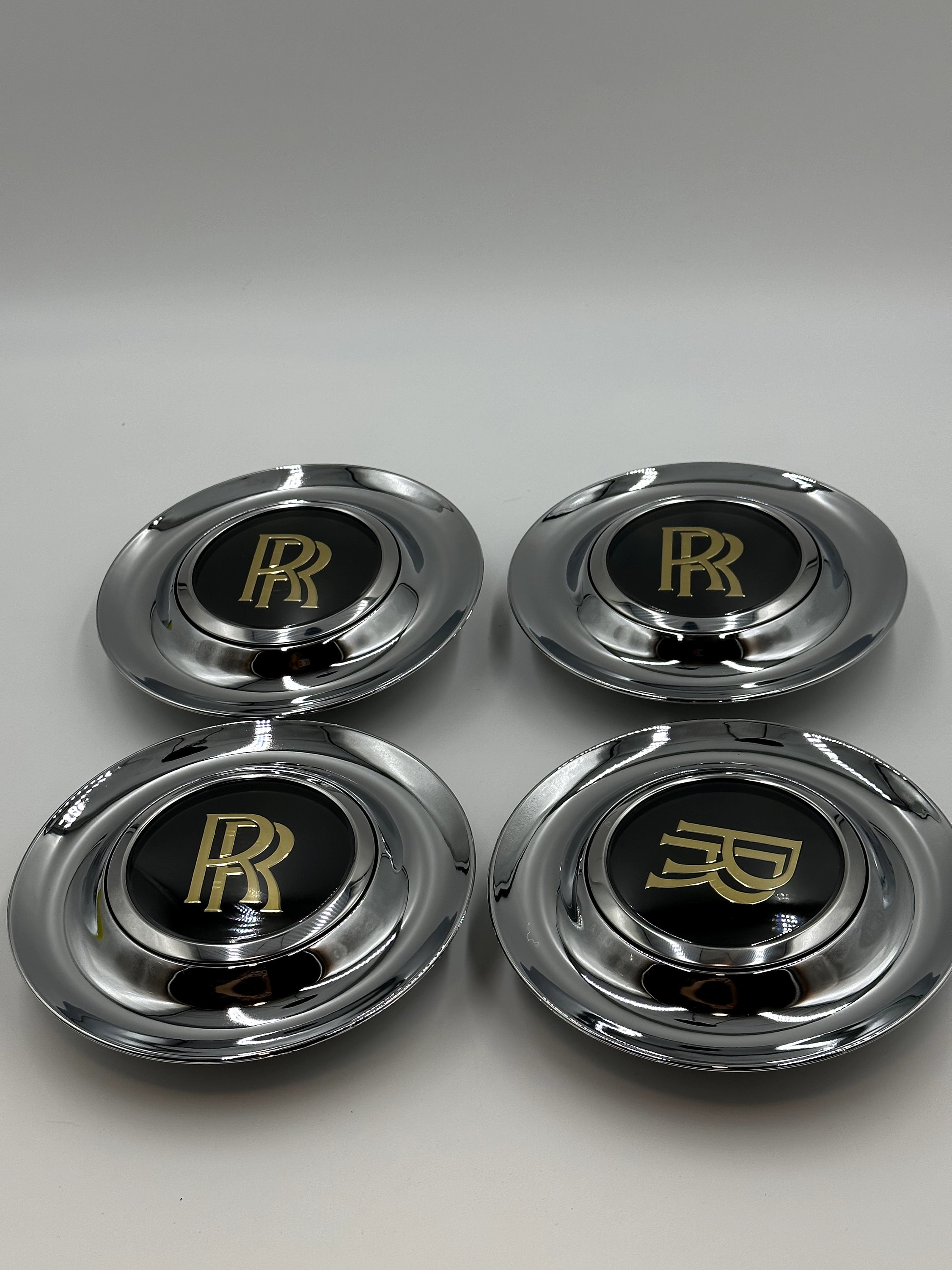 Set 4 Rolls Royce Floating Center Caps Wheel Premium 183mm Etsy