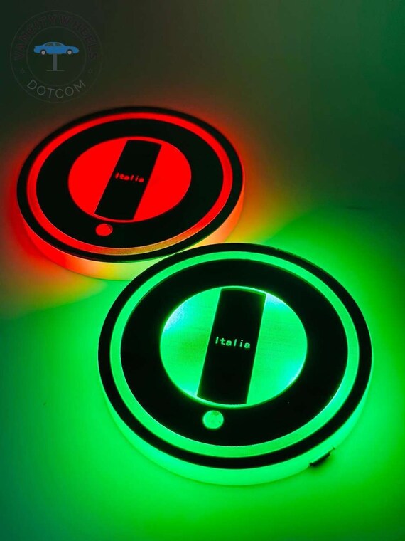 2 Stück Auto LED-Leuchten Innen, 7 Farben LED-Interieur
