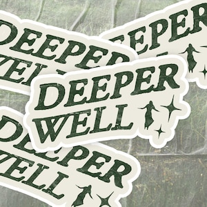 Deeper Well Kacey Musgraves Lyric Art Sticker