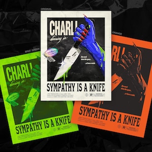 Sympathy is a Knife Charli Brat Horror Movie Art Print