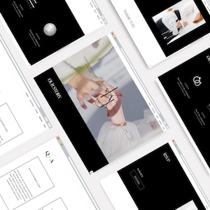 Wedding Website | Canva Wedding Website | Wedding Website Template | Editable Wedding Website | Minimalist Website Template