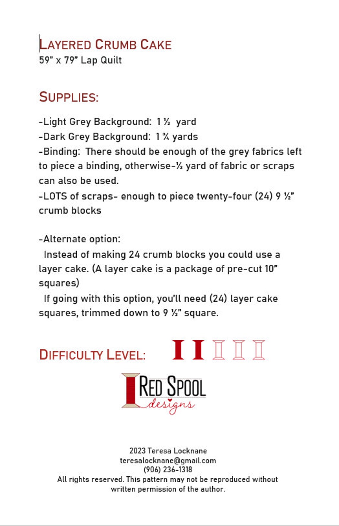 Layered Crumb Cake Quilt Pattern Etsy