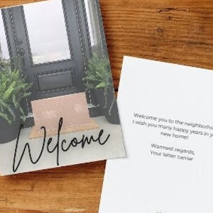 20 pack- Welcome card, postcard, postal, post office, letter carrier, mailman, mail lady, mail, letters, welcome