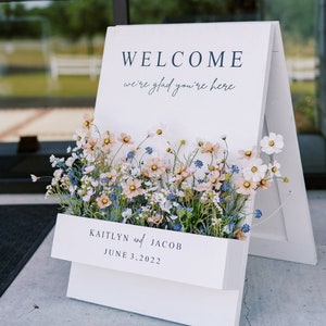 DIY Tutorial- Flower Box Welcome Sign - Picture and Text Instructions - Downloadable PDF