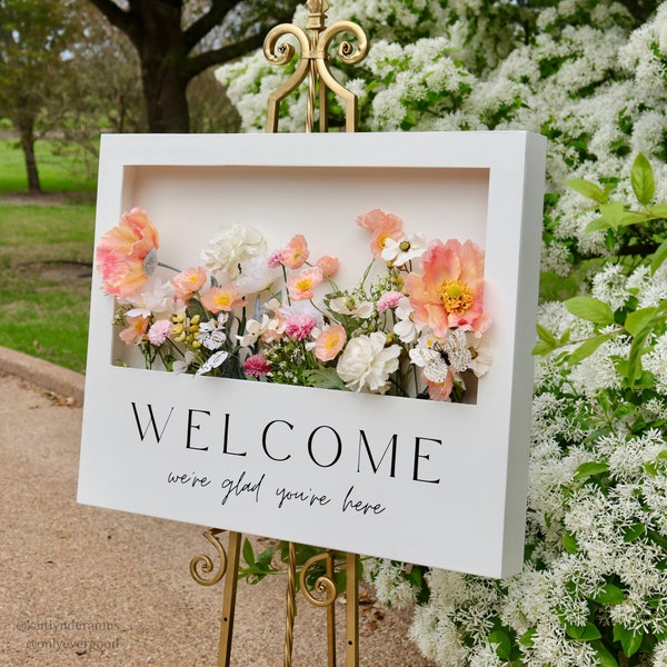 DIY Tutorial Polaroid Style Welcome Sign for Weddings, Baby Shower, Etc.