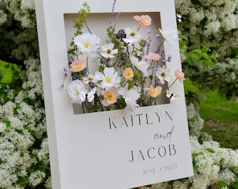 DIY Tutorial Flower Box Welcome Sign- Polaroid Style - Downloadable Pdf
