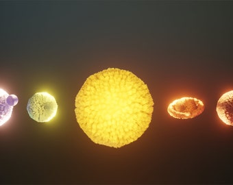 Fuzzy Solar System - Un arte digital