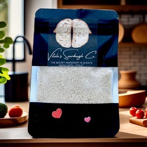 Dehydrated Live Sourdough Starter – Easy Artisan Bread Culture, Ready to Bake in 3 Days