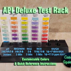 Deluxe API Master Test Kit Tube Holder with Quick References