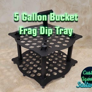 5 Gallon Coral Dip Rack