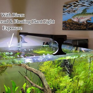 Aquarium Co-op Easy Plant LED & Fluval Aquasky 2.0 - 3 In. Light Riser ...