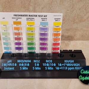 Deluxe API Master Test Kit Tube Holder with Quick References