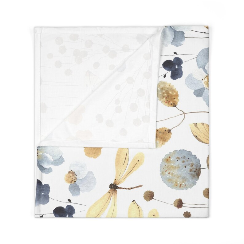 Dragonfly Butterfly Baby Swaddle Blanket Cot Blanket Baby Etsy