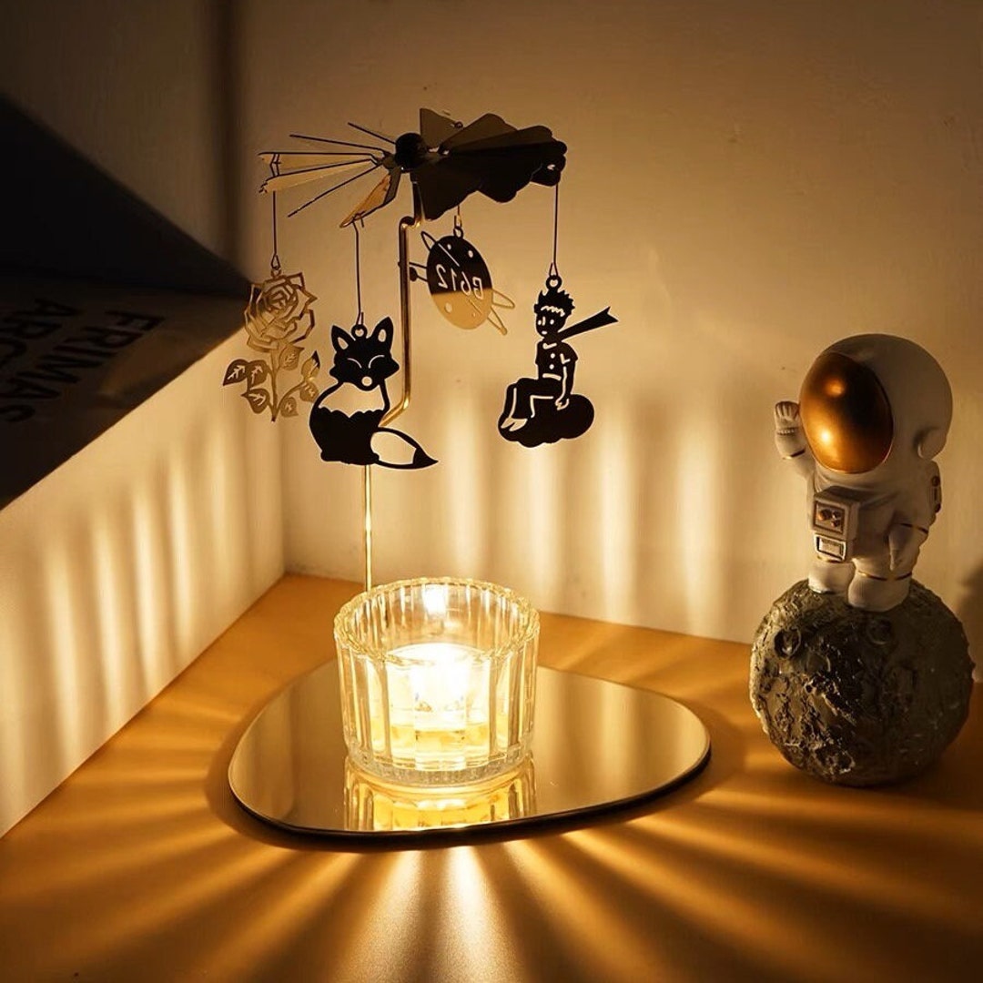 The Little Prince Candle Carousel Candle Holder, Spinning Lantern With