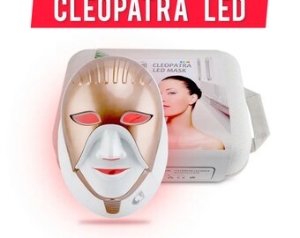 Cleopatra LED-Haut-Lichttherapiemaske (7 Farben Gesichtsmaske) SMART Touch Meachine