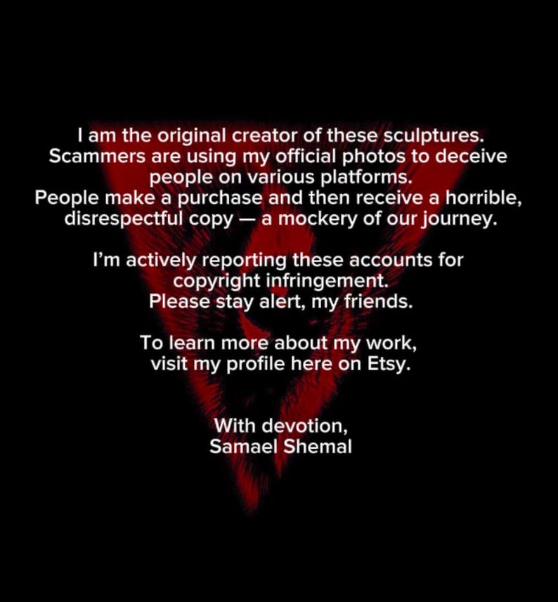 Lilith - (52 cm / 20.5 inches) Lilith, The Desert Woman - Goddess, Witch, Resin Sculpture / Statue image 2