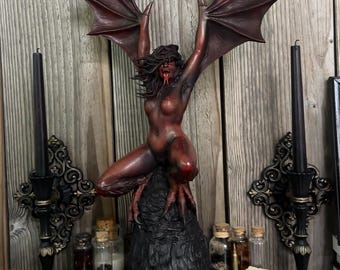 Lilith - (66 cm / 26 inches) Lilith, The Desert Woman - Goddess, Witch, Resin Sculpture / Statue