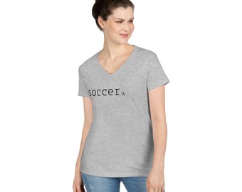 Soccer life V-Neck Tee