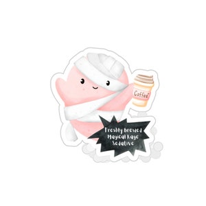 Freshly Brewed Magical Rage Sedative Die-Cut Sticker