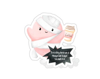 Freshly Brewed Magical Rage Sedative Die-Cut Sticker