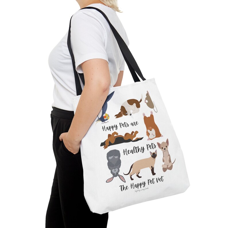 Happy Pets are Healthy Pets Tote Bag image 8