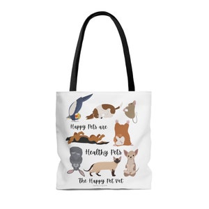 Happy Pets are Healthy Pets Tote Bag image 2