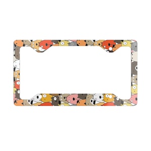 Dog lovers License Plate Frame