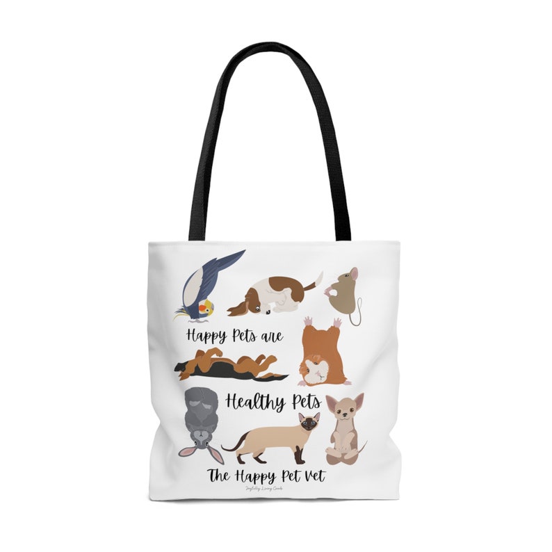 Happy Pets are Healthy Pets Tote Bag image 6