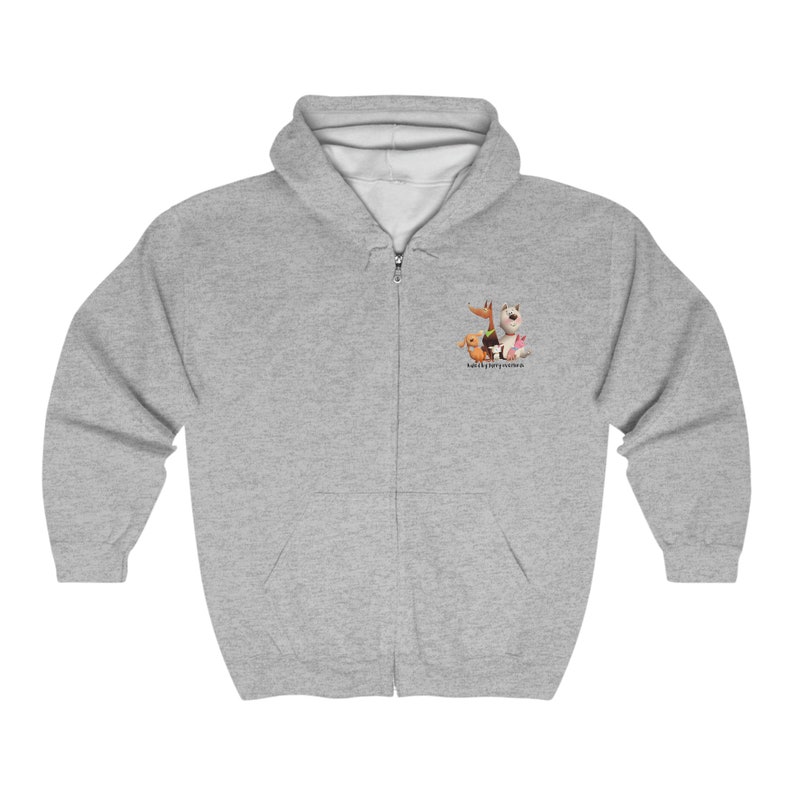 Ruled by furry overlords zippered hoodie image 1