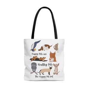 Happy Pets are Healthy Pets Tote Bag image 5