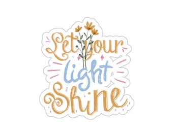 Let Your Light Shine Die-Cut Stickers