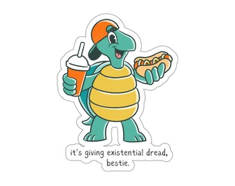 BIG Existential Turtle Sticker