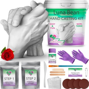 Hand Casting Kit - Hand Mold Kit with Sculpture Base - Unique Couples Gifts