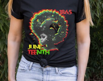 Camiseta Juneteenth 1865: Historia negra, orgullo melancólico