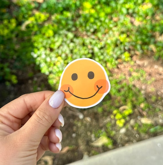 Cheeky Smiley Sticker 