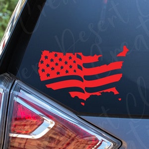USA Flagge Vinyl Aufkleber - US Flagge Vinyl Aufkleber - US Flagge Aufkleber - USA Flagge Aufkleber - Amerikanische Flagge Aufkleber - Flagge