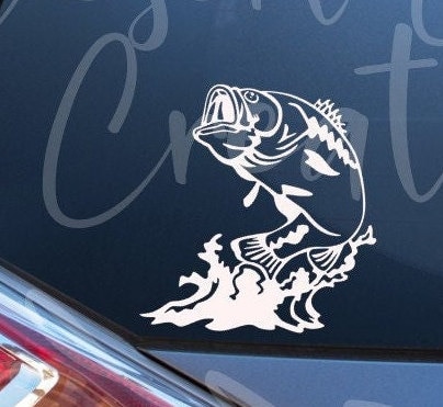 Bass Fishing Decal 