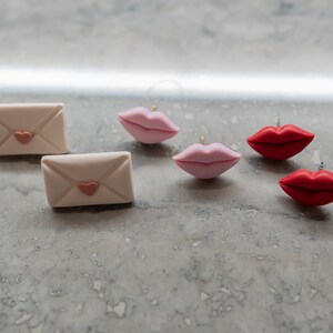 Valentine&#39;s Day Polymer Clay - Stud Pack
