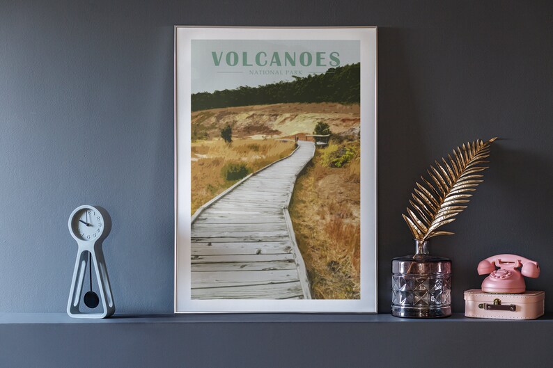 Volcanoes National Park Wall Art Hawaii Island Wall Art Etsy