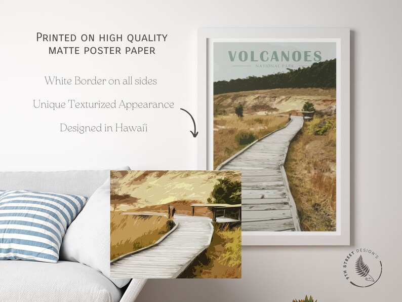 Volcanoes National Park Wall Art Hawaii Island Wall Art Etsy