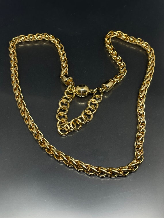 18k Gp Chain 18K Zircon Studded Necklace – Taahirajewellery