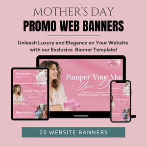 PREMIUM Website Banners for Mother&#39;s Day