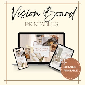 2024 Vision Board Printables