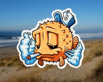 Puffer Fish Sticker