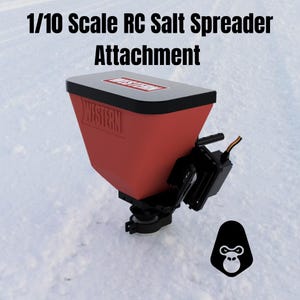 RC Salt Spreader Attachment for 1/10 Scale RC Crawlers