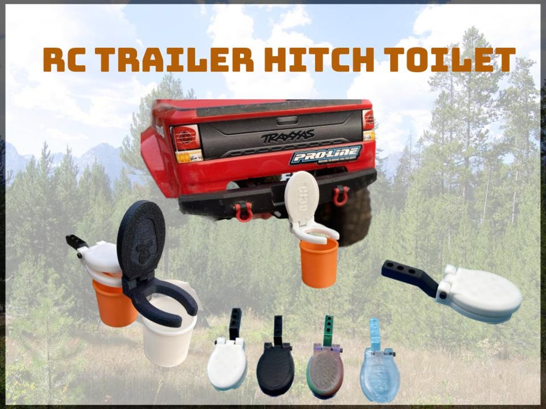 110 Scale Truck Hitch Toilet AKA bumper Dumper Fits on Scale Bumper